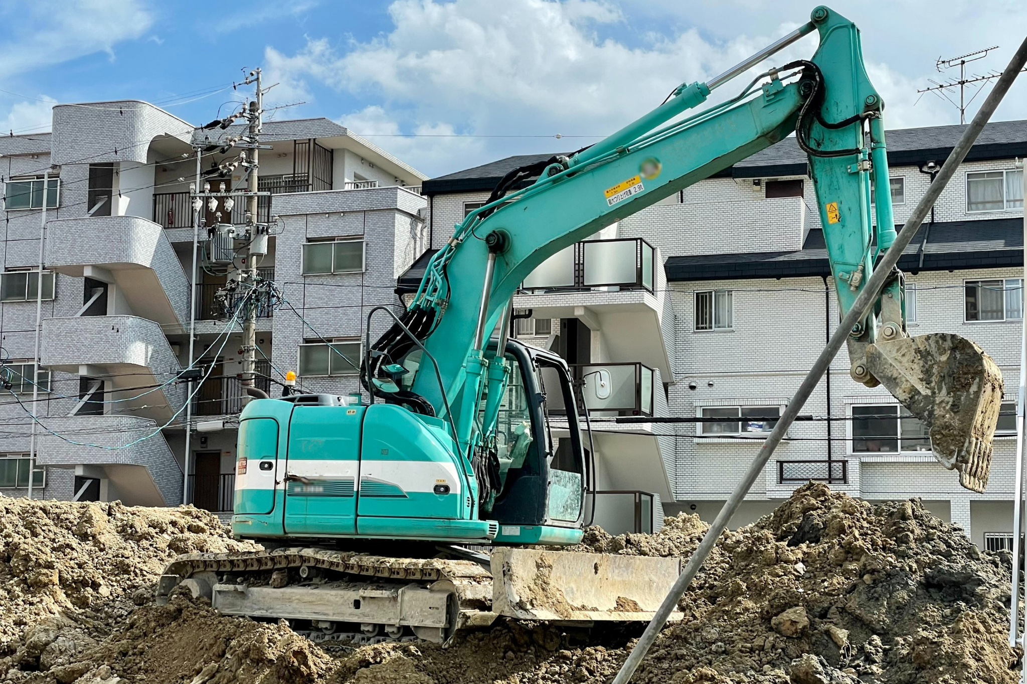 塗装工事の様子